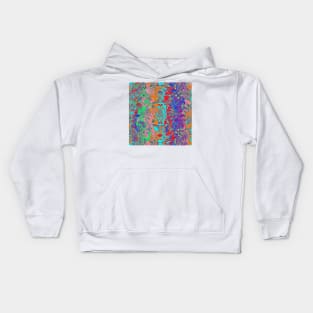 Bright tripping in the garden Kids Hoodie